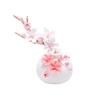 Ceramic Hand-molded Plum Blossom Vase Jadeite Porcelain Warm Transparent Decorative Fresh and Delicate Flower Vase Decorative