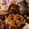 Halloween Cookie Cutters for Pastry Mini Pie Press Mold, Hand Cutter Holiday Baking, Molds Baking Party DIY Dessert Tool, Non-Stick Mold Kids Kitchen