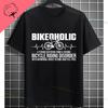 Never Underestimate An Old Guy On A Bicycle Funny Cycling Tshirt Slogan Graphic Design Tee Casual Shortsleev Cotton Tshirt