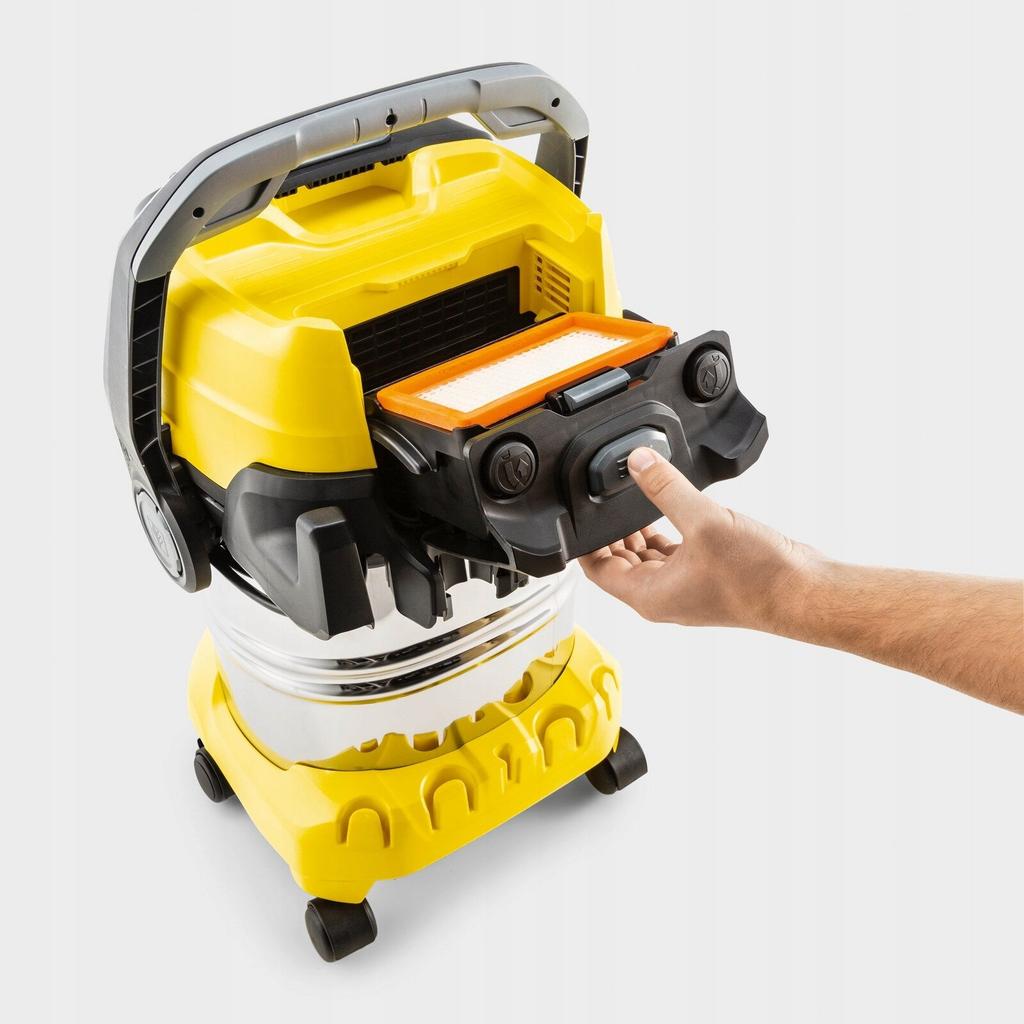 Kärcher WD 5 Control S 25/5/22 Wet/Dry Vacuum Cleaner 1200W Yellow