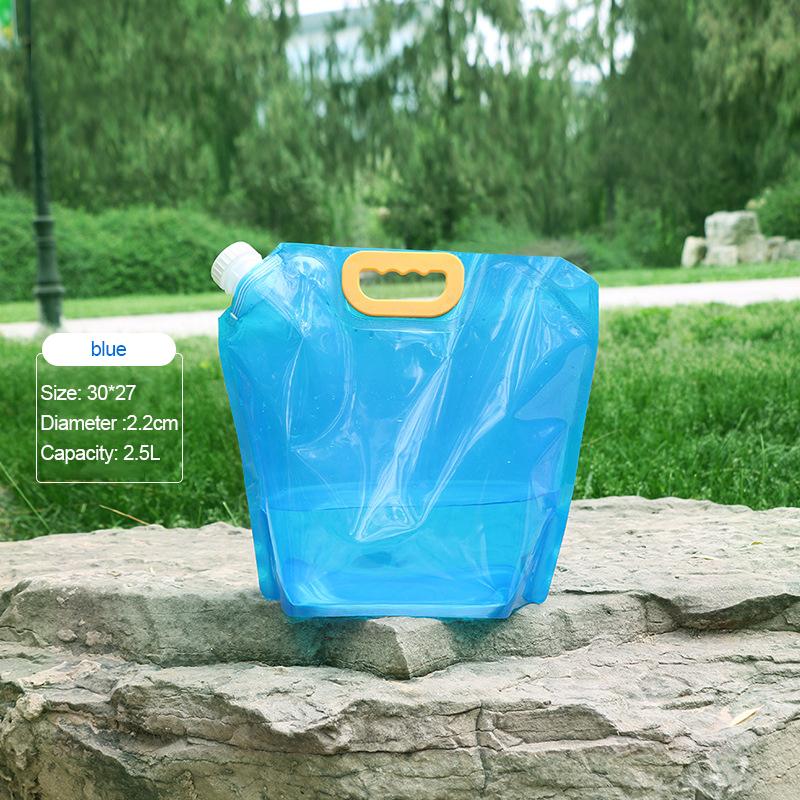 25/5/10L Foldable Lightweight To Carry Drinking Water Pouch Outdoor Activity Camping Hiking Water Storage Pouch Thickened Roomy Water Container