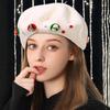 Beret Hats Christmas Decoration Beret Caps Winter Beanie Caps For Winter Fall Artist Girls Women Ladies Dress Costume Birthday