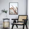 Beige Schilf Löwenzahn Wandkunst Malerei Trockenblume Gras Pflanzen Leinwanddruck Sand Hand Poster Nordische Wandbilder Heimdekor