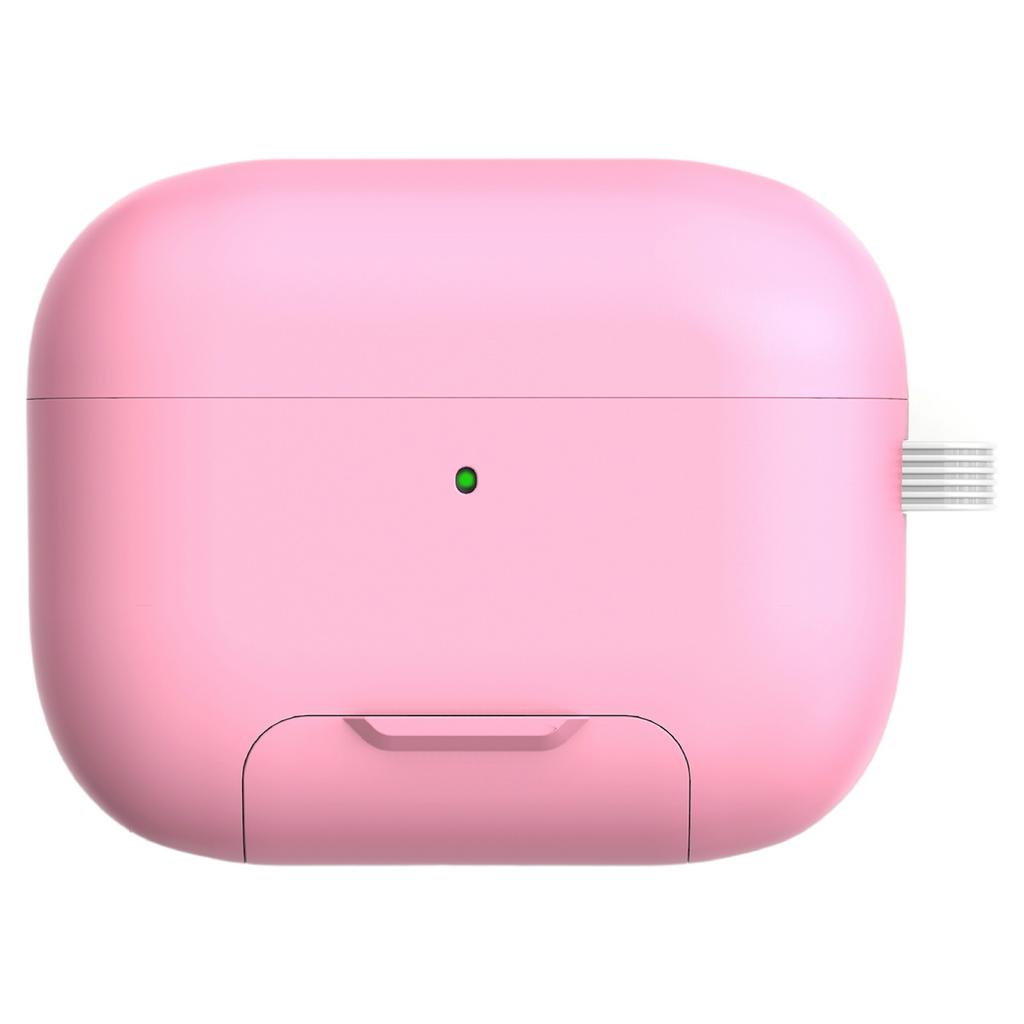 Etui do AirPods Pro 3 ze składanym stojakiem, osłona na słuchawki z TPU i PC, magnetyczna, z karabińczykiem