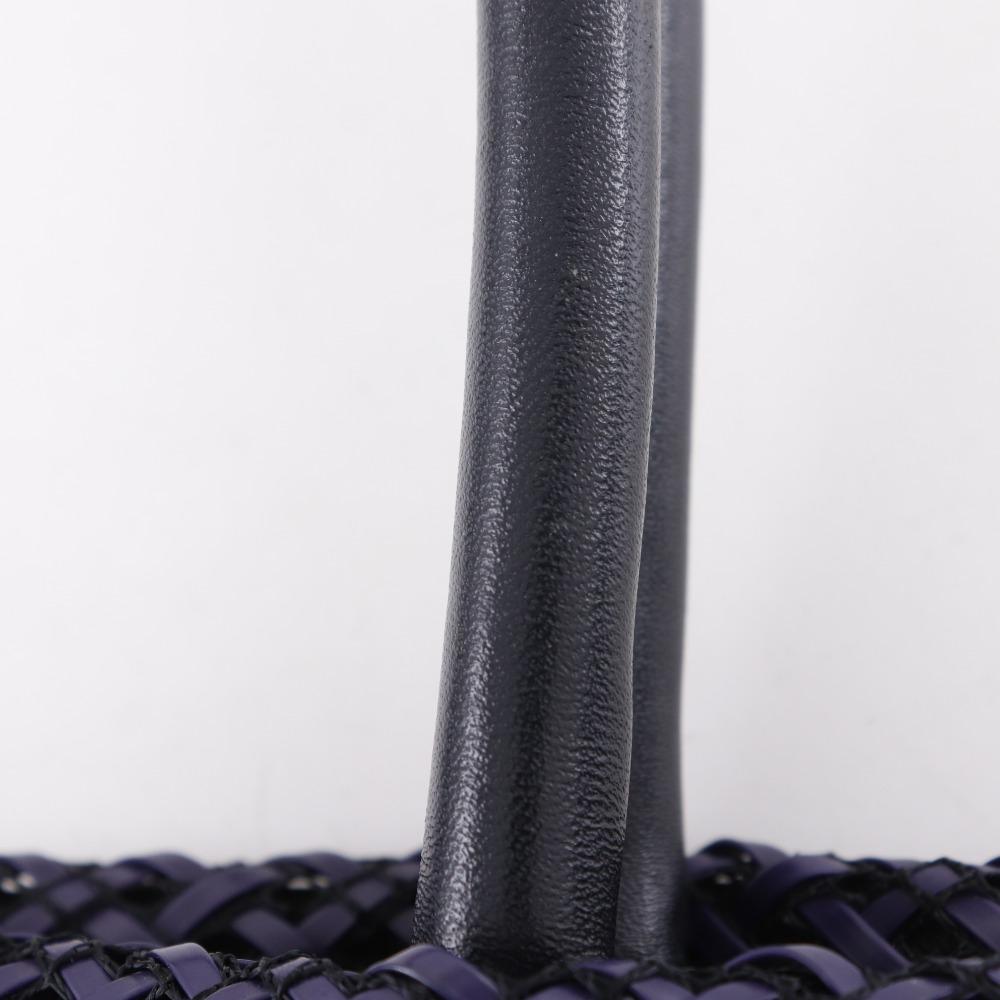 ANTEPRIMA Retecon Tote Bag Navy blue Wire Cord Women Used