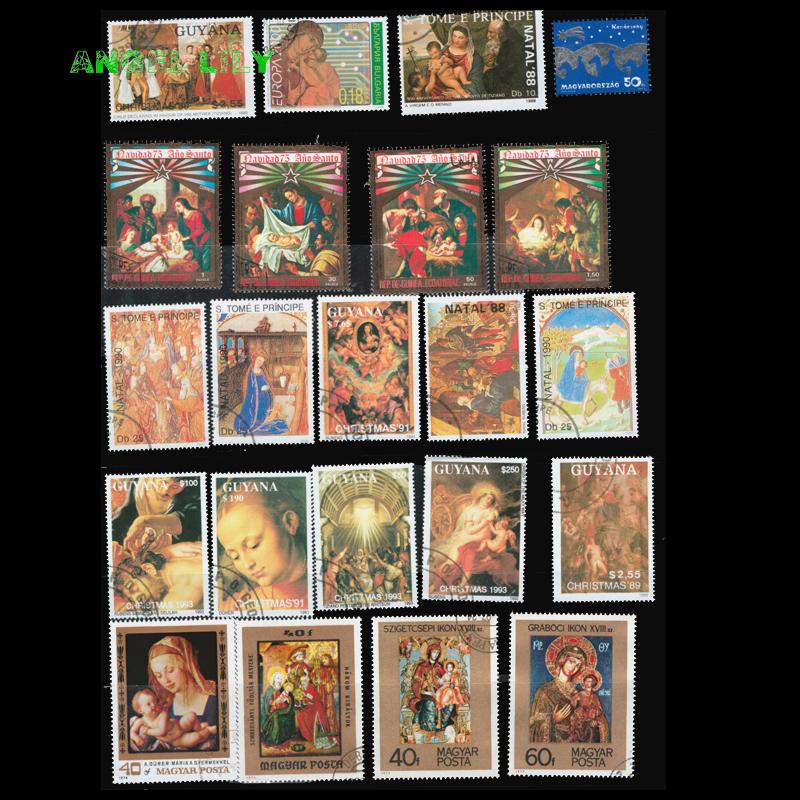 Foreign Original Package 100 All Different All Genuine Worldwide Christmas And Easter Special Datestamped Letters Collect Stamps