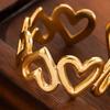 Women Adjustable Ring Anti-Oxidation Lightweight Comfortable Ring Hollow Heart Shape Exquisite Process Ring