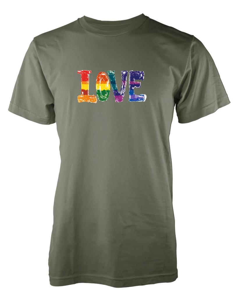 Bnwt Pride Love Word Equality Respect Rainbow Lqbtq Unique TShirt Adult Kids