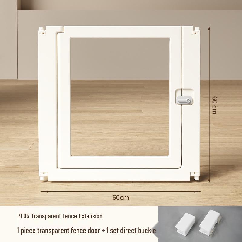 Acrylic Transparent Pet Fence: Indoor Barrier for Small Dogs [Single/Accessories/Combo]