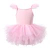 New Girl Ballet TuTu Dress 1-8 Ys Fashion Professional Kids Dancing Party Dress Performance Costume Princess Wedding Dress
