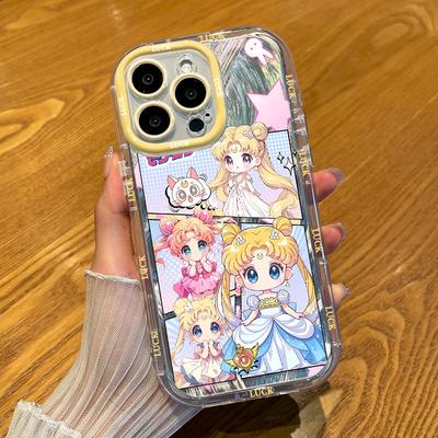 Süßes Schönes Mädchen für Apple 17 Federgarn Creme Handyhülle für IPhone 16 Promax Cartoon 15/14 Stück
