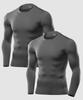 ARMEDES [2Pack] Plain Tech Fit Underlayer Long Sleeve Ar-52 (10 Colors) (C Type)