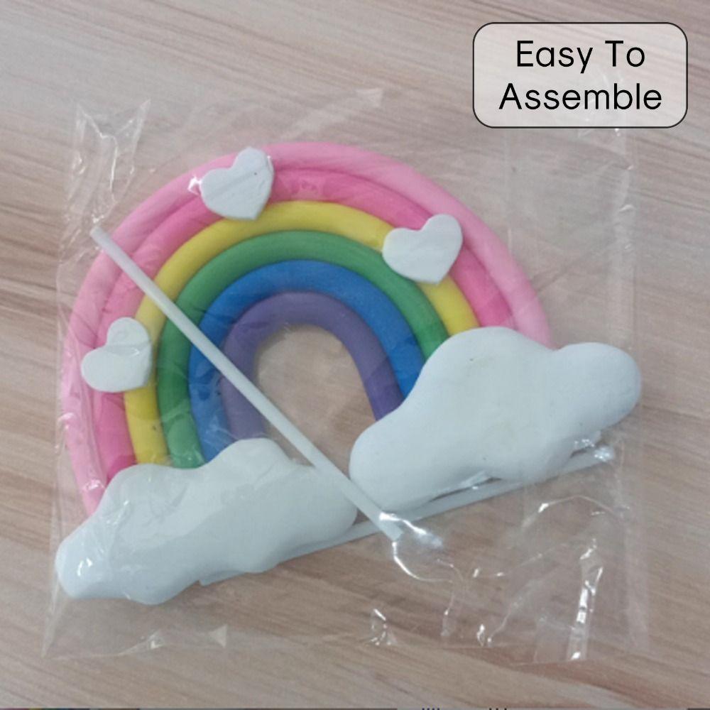

Party Decoration Colorful Rainbow Cake Topper Wedding Women