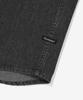 COVERNAT C Logo Denim Half Shirt Black
