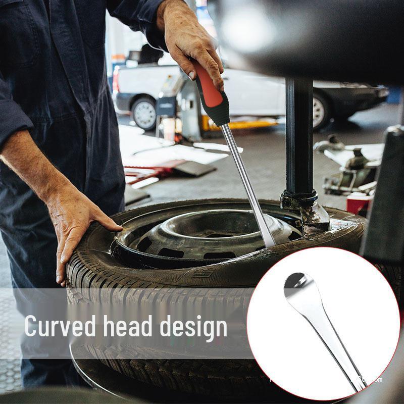 Multi-Function Steel Tire Lever: Car & Motorcycle Tire Removal and Repair Tool