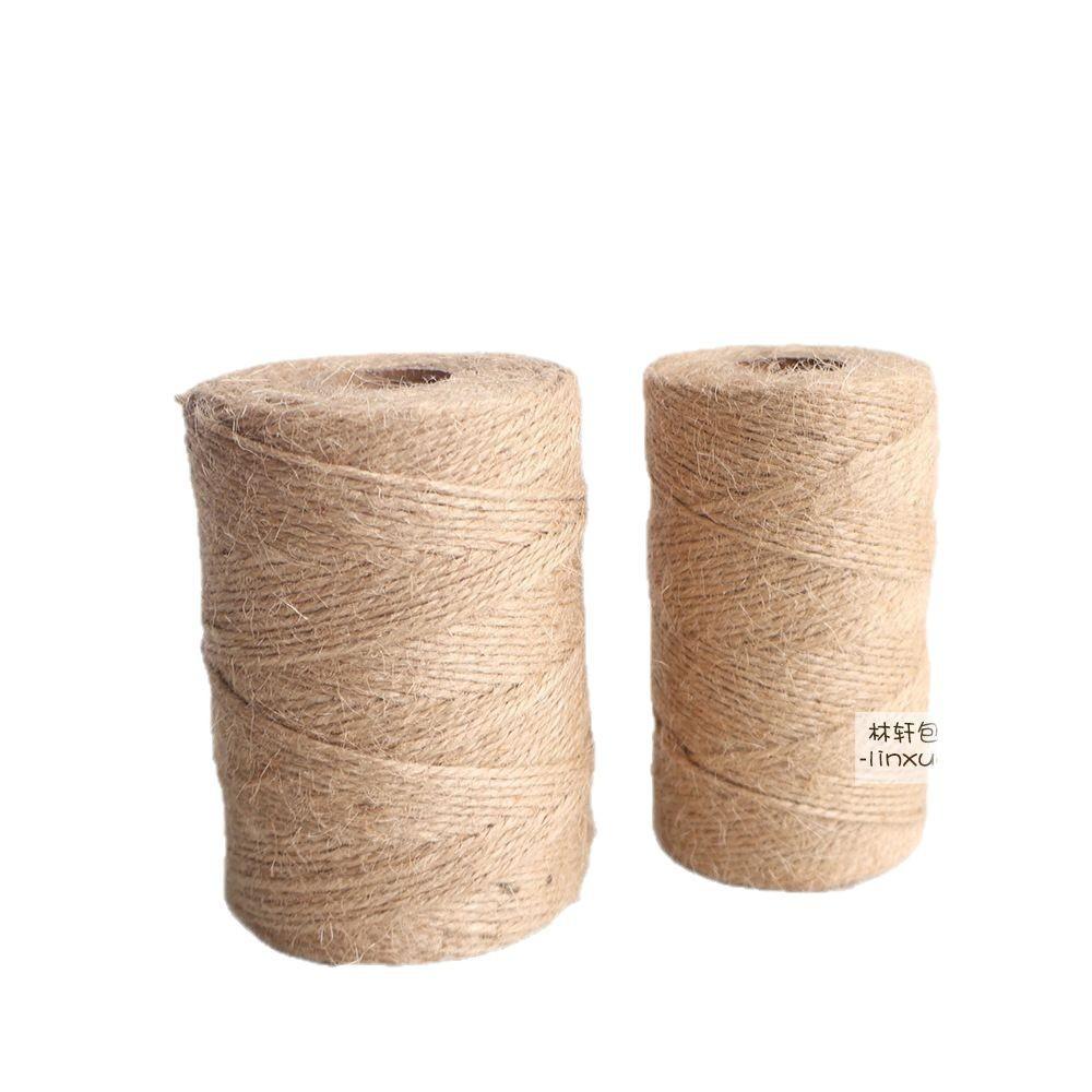 Hemp Rope Decoration Diy Production Retro Style Woven Jute Thread Binding Material Decoration Wear-Resistant Handmade Rope