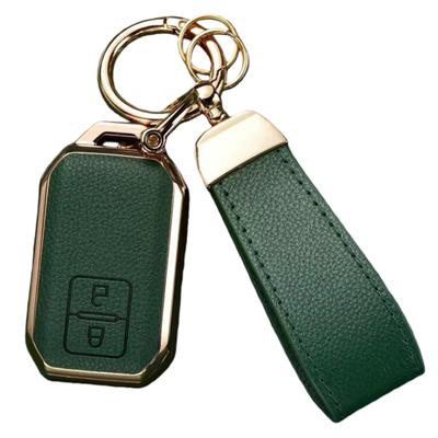 WiiLemz Key Case Compatible with Suzuki/Suzuki New Spacia/Solio/Hustler/Jimny, Synthetic Leather