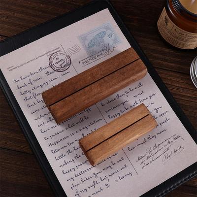 Events Table Number Elegant Wooden Sign Decoration Display Stand Place Card Holder Note Holder