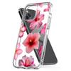 Realistic Pink Lily Flower Print Phone Case For iPhone 13 16 14 Pro 15 12Mini 11 XR XS Max 7 8Plus Cute Clear Soft TPU Cover Bag