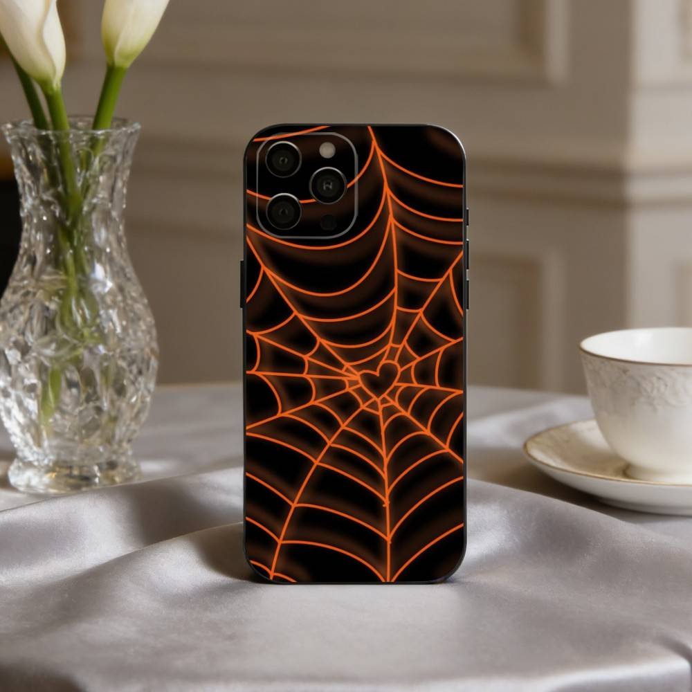 S-Spider W-web P-pattern Phone Case Silicone Soft For IPhone 17pro 16 15 14 13 12 11 X XR Plus Pro Max Plus
