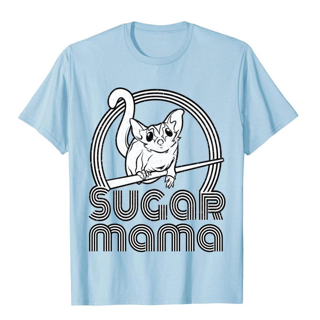 Sugar Mama Funny Sugar Glider Shirt For Sugar Glider Moms Cotton Men T Shirt Slim Fit Tops Shirts Brand New Normcore