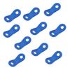 10pcs Tent Guy Line Cord Tighteners Runners Camping Awning Rope Tensioners - Blue