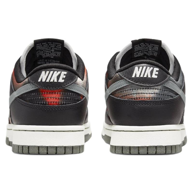 Nike Dunk Low Graffiti Black Red Skate Shoes Sneakers DM0108-001