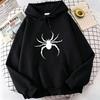Felpe con cappuccio Hip Hop Stampa Ragno Primavera Autunno Inverno Felpe Casual Felpe Uomo Donna Felpa con Cappuccio Grafica Felpa
