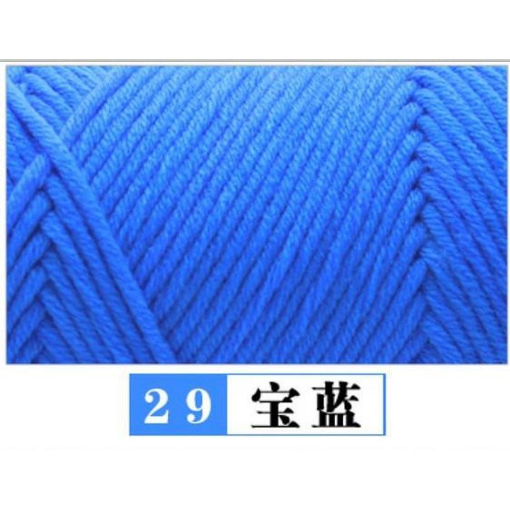 100g Pure Colour Lover Yarn Soft Milk Cotton Yarn Woolen Yarn 8 Ply Thread for Knitting Scarf Wool Handmade DIY Scarves Gift