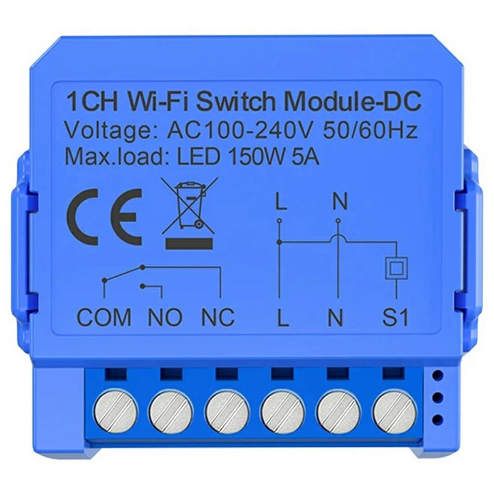 

WSM16-DC-1 Channel WiFi Smart Switch Module Tuya APP Zero-Touch A