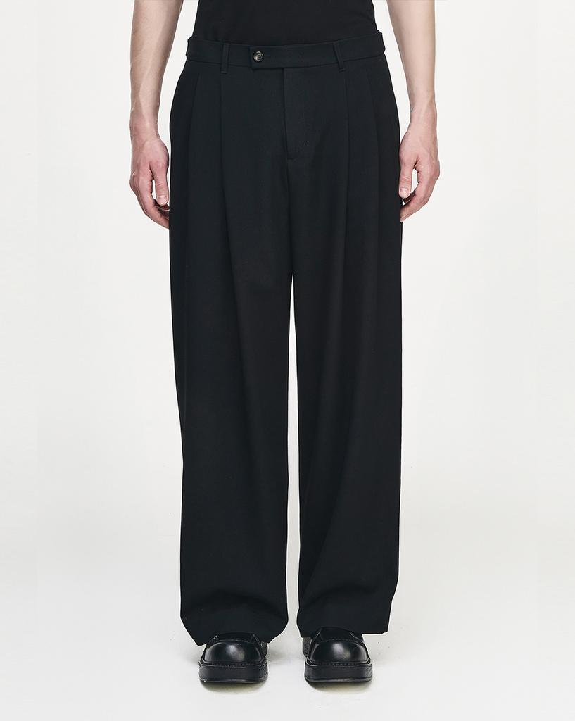 Songjio Songzio Homme Artisan Wide Pants Black Si2Pt272Bk