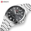CURREN 8493 Men's Waterproof Stainless Steel Casual Quartz Business Wristwatch