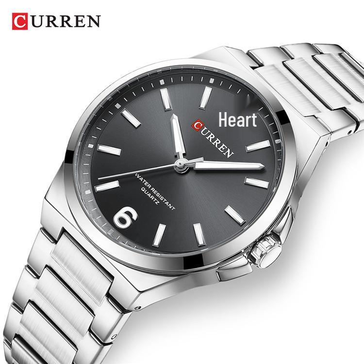 CURREN 8493 Men's Waterproof Stainless Steel Casual Quartz Business Wristwatch