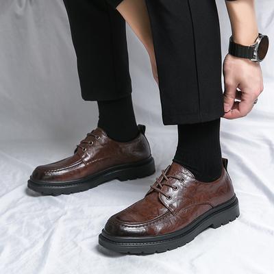Men Korean Version Dermis Casual Shoes Comfort Driving Office Formal Shoes Fashion Brand Comfortable Leather Shoes Wedding Shoes