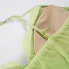 Lace Patchwork Mesh See-Through Camisole - Sexy Floral Vacation Top for Women