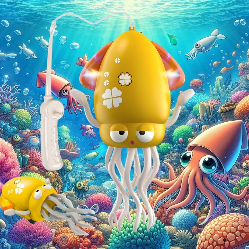 Dancing Octopus Electric Toy with LED Lights and Robot for Equipped with Obstacle Avoidance Shaking and Popular on Social Moving Dancing Plush Toy