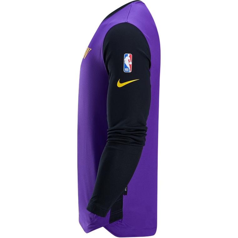 New Nike X NBA Dri Fit T Shirt Men's All Domain Purple/Black FZ0099-504