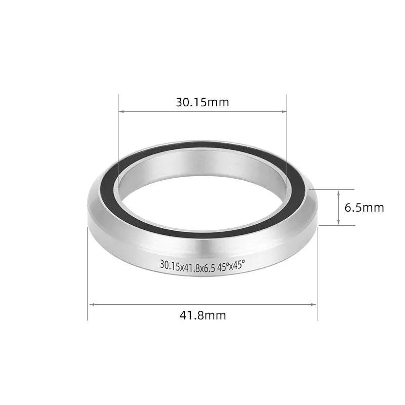 General Bike Headset Bearing Wear Resistance Steering Bearings Bicycle Headset Bearing Steel Cycling Bicycle Accessories 41.8mm