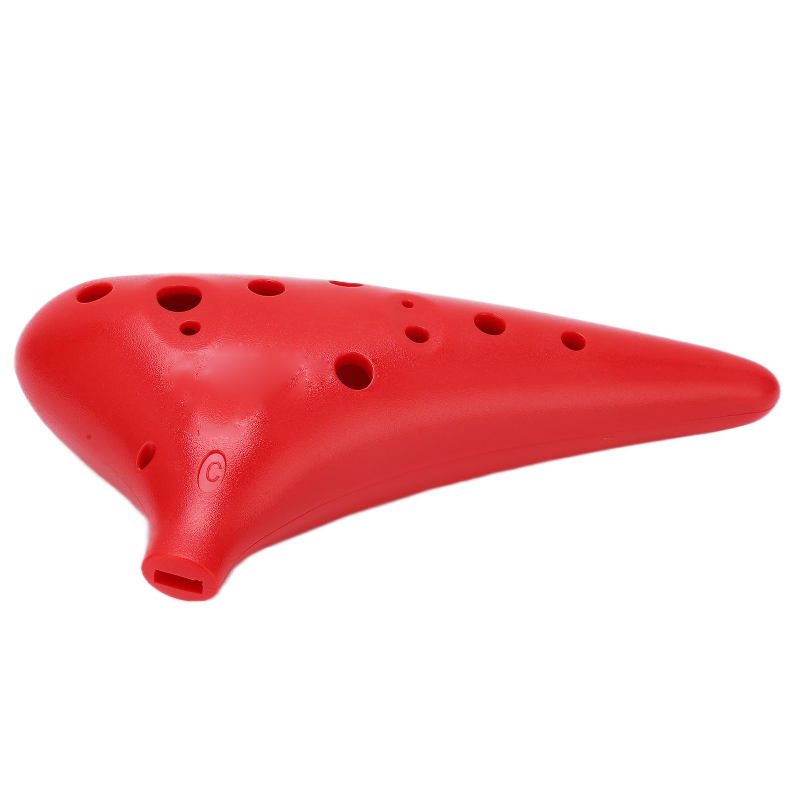 

Окарина АБС До Тональность 12 Отверстий Музыкальный Инструмент для Взрослых Детей Профессиональных УчащихсяКрасный красный