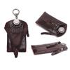 Genuine Leather Key Case Casual Multi-Hook Compact