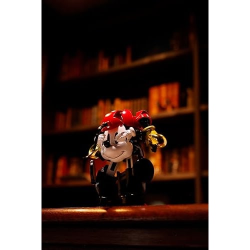 TAMASHII NATIONS Chogokin Disney Character Super Transformation Mickey Mouse by Kunio Okawara, Approximately 125mm Die-cast, ABS, and PVC Pre-painted