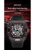 SANDA 7045 Men's Stylish Luminous Skeleton Quartz Wristwatch
