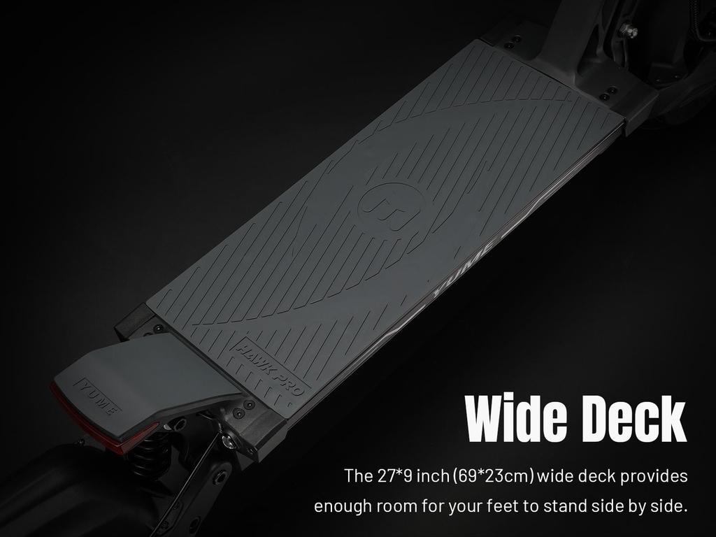 YUME HAWK PRO Premium Electric Scooter, 3000W Dual Motor, 80km/h Top Speed, 96km Range, 10" Street Tires, NFC & App Control