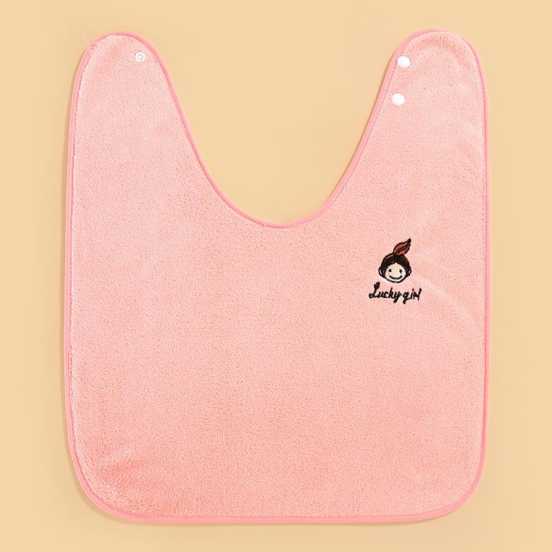Pure Cotton 360° Baby Saliva Bib - Six-Layer Petal Design
