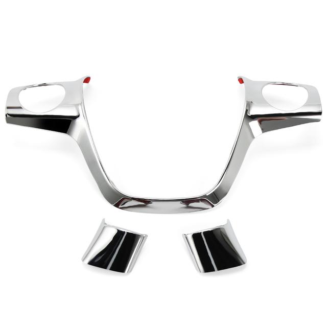 

1 шт. для Ford Focus 3 Mk3 (2012-2014 гг. )/Для Kuga 2013-2015 аксессуары для стайлинга автомобилей, накладка на руль, наклейка, украшение