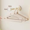 No Drill Suction Cup Hanger Storage Rack Retractable Adjustable Durable Space-Saver For Home  Office Organization
