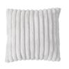Coussin a poil 40 x 40 cm cottele blanc