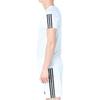 adidas T Shirts Men's White Crew Neck Moderate Straight Fit GQ2164