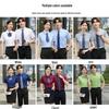 Unisex Elastic Bamboo Fiber Wrinkle-Resistant Short Sleeve Shirt