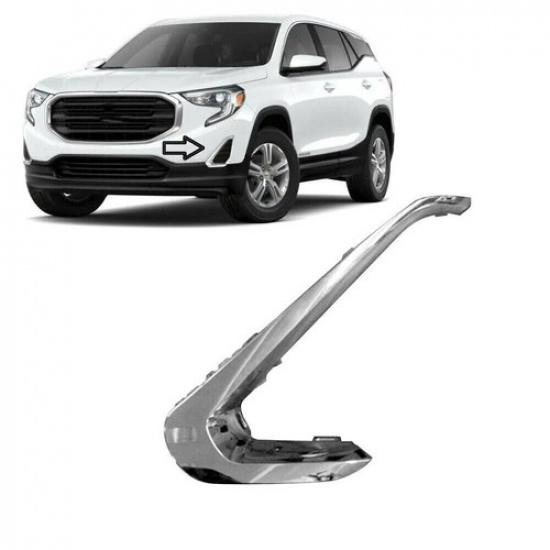 Car Drivers Left Side Fog Light Bezel Trim For GMC Terrain Chrome 18-21 23335551